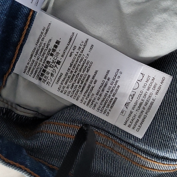Levi's premium wedgie Icon fit jeans - Picture 10 of 11